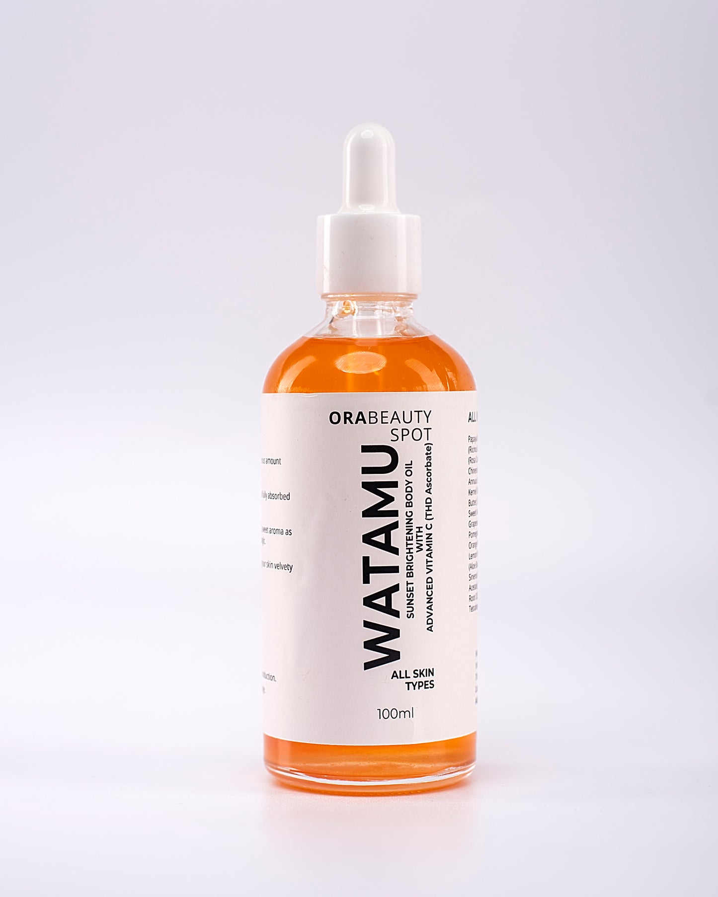 Watamu Sunset Brightening Body Oil with Advanced Vitamin C (THD Ascorbate)