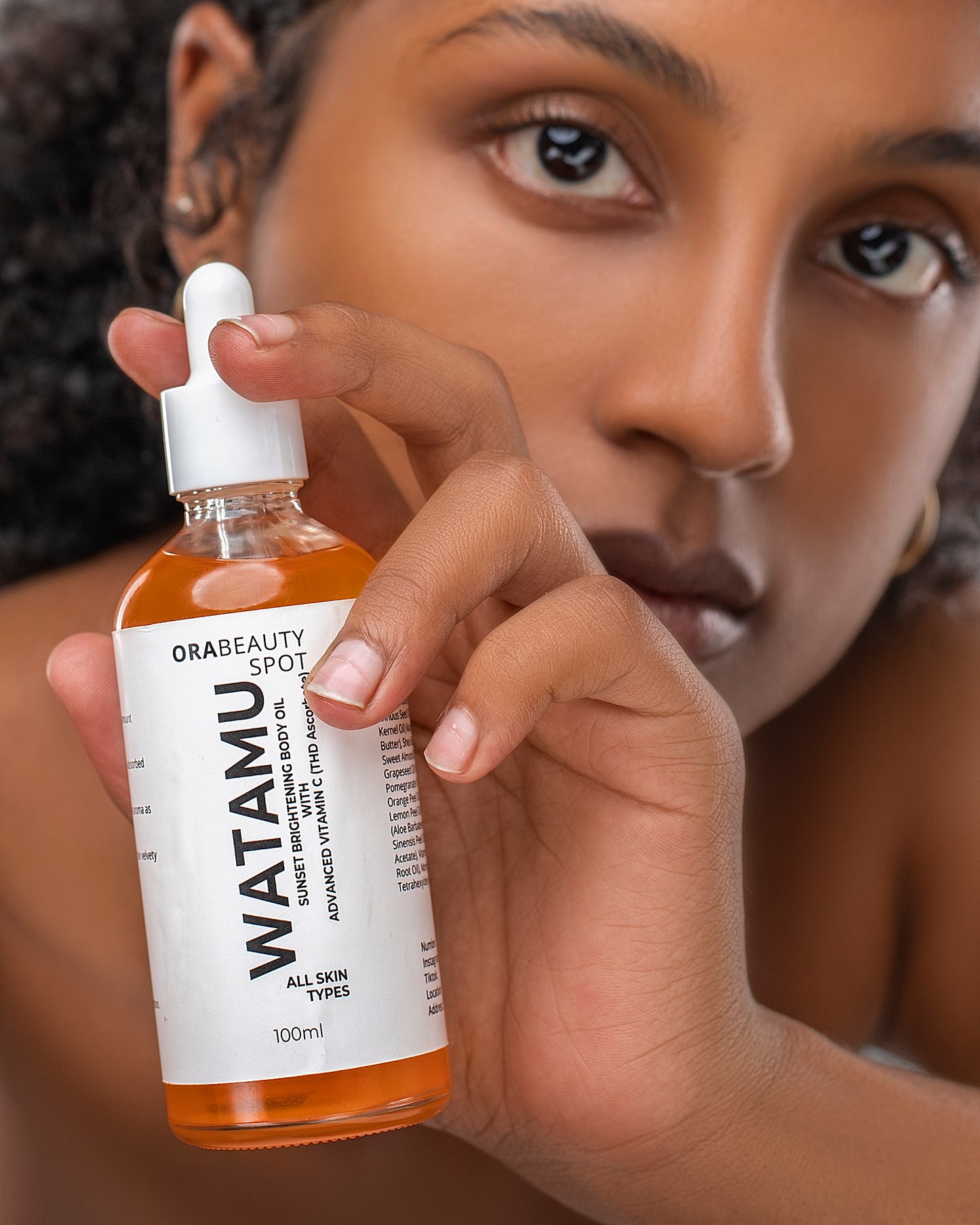 Watamu Sunset Brightening Body Oil with Advanced Vitamin C (THD Ascorbate)